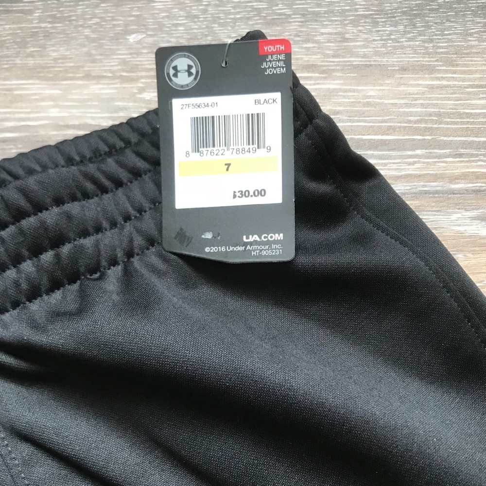 ๐NWT Under Armour Boys Size 7 Jogger Pants - Picture 8 of 8